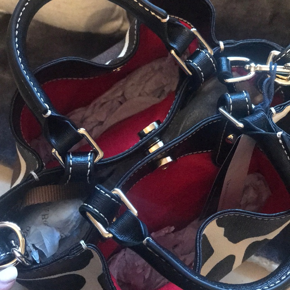 Dooney & Bourke Black and Brown Mini Bag - Picture 2 of 5